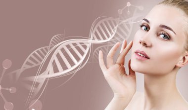 DNA zincirindeki şehvetli kadının portresi..