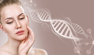 DNA zincirindeki şehvetli kadının portresi..