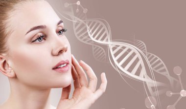 DNA zincirindeki şehvetli kadının portresi..