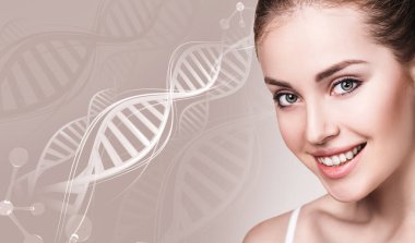 DNA zincirindeki şehvetli kadının portresi..