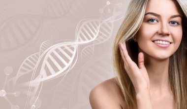 DNA zincirindeki şehvetli kadının portresi..