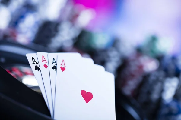 Casino Tema kartları — Stok fotoğraf