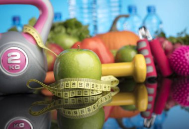 Etmek ve fitness içinde kullanılan diğer nesneler