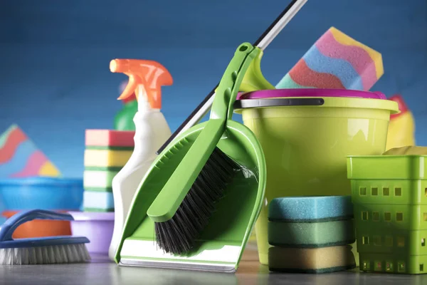 Tema di pulizia - attrezzature per la casa — Foto Stock