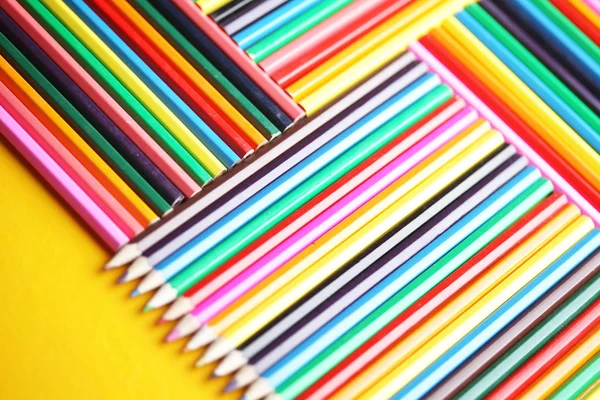 Palette of color pencils — Stock Photo, Image