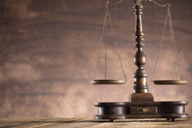 Hukuk ve adalet Tema. 