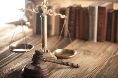 Hukuk ve adalet Tema.