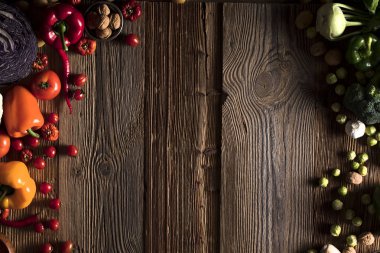 baharat ve sebzeler.