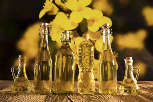 Rapeseed oil concept. — Stock Photo, Image