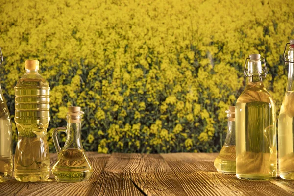 Rapeseed oil concept. — Stock Photo, Image