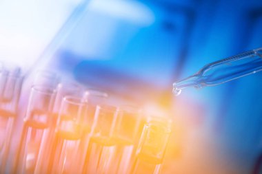 Laboratuvar kavramı arka plan.