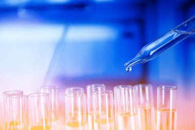 Laboratuvar kavramı arka plan.