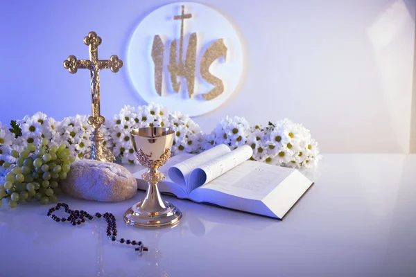 Första Nattvarden. Katolska religionen tema. — Stockfoto