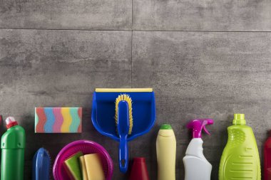 Ürünler temizlik seti. 