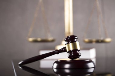 İşletme ve hukuk Tema.