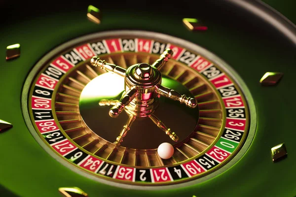 Concepto Casino. Vista superior de la ruleta . — Foto de Stock