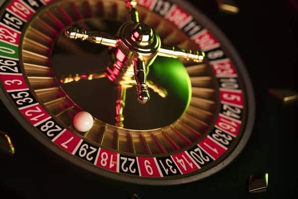 Casino-konceptet. Ovanifrån Roulette. — Stockfoto