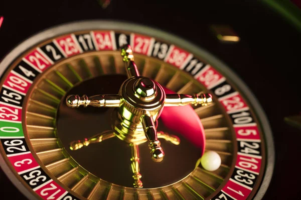 赌场的概念。顶视图的轮盘赌. — 图库照片#