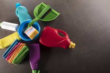 Ürünler temizlik seti.