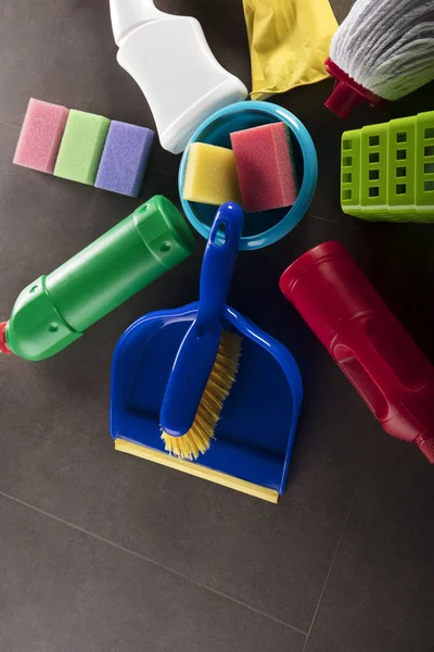 Set of cleaning products. — Stock Photo, Image