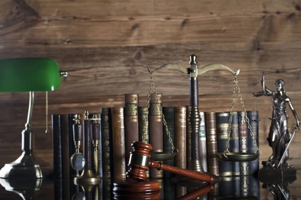 Biblioteca del tribunal de derecho tema . — Foto de Stock