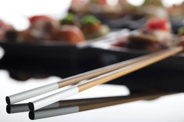 Set de sushi, comida japonesa . — Foto de Stock