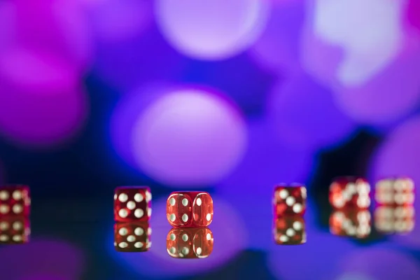 Casino theme - dice — Stock Photo, Image