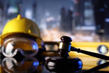 İnşaat hukuku kavramı.