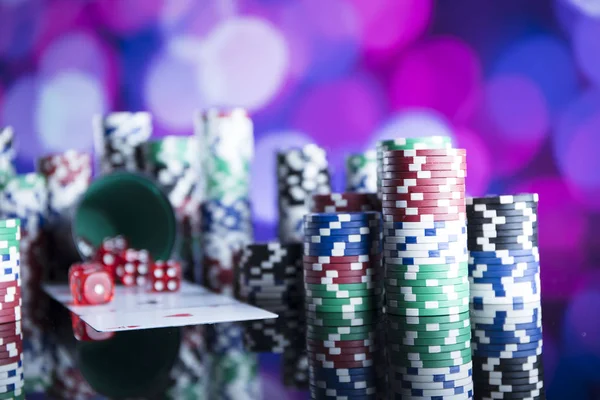 Casino Tema bokek ışıkları ile.