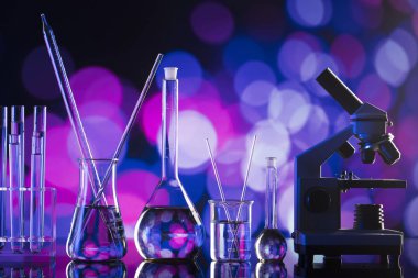 Laboratuvar kavramı. Bilim Tema.