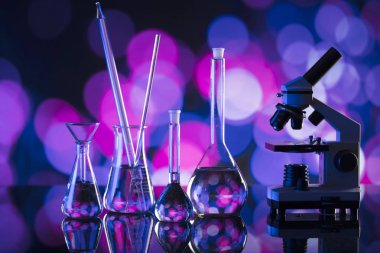 Laboratuvar kavramı. Bilim Tema.