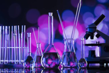 Laboratuvar kavramı. Bilim Tema.