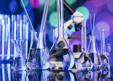 Laboratuvar kavramı. Bilim Tema.