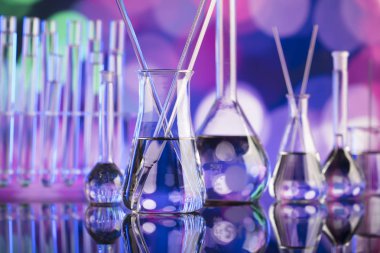 Laboratuvar kavramı. Bilim Tema.