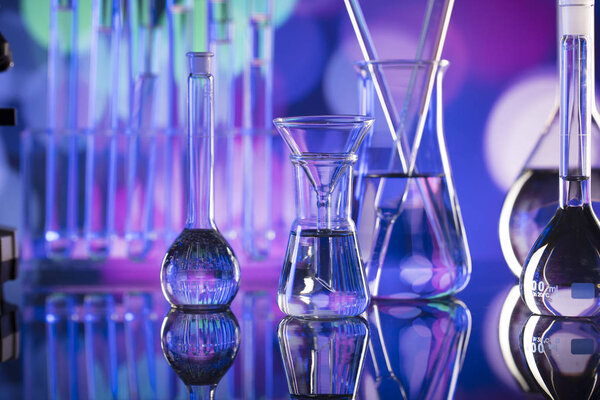 Scientific laboratory concept. 