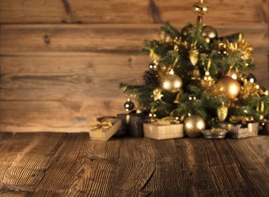 Altın Noel kavramı. 