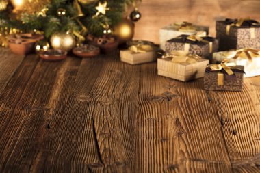 Altın Noel kavramı. 