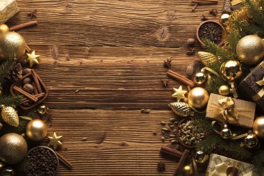 Altın Noel kavramı. 