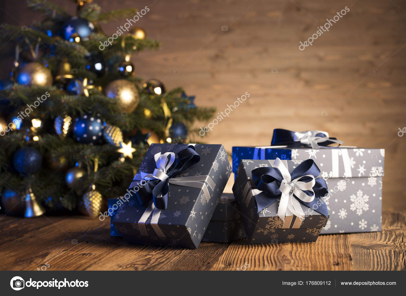 christmas decorations blue gold aesthetics rustic wooden table place text stock photo - Blue And Gold Christmas Decorations christmas decorations blue gold aesthetics rustic wooden table place text stock photo - Blue And Gold Christmas Decorations