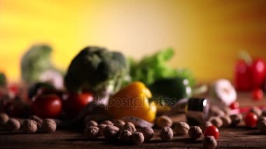 Sağlıklı gıda, fitness kavramı. Dolly vurdu.