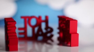 Faiz oranı, iş ve ekonomi kavramı. Dolly vurdu.