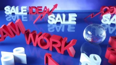 İş Tema. Satılık küçük. Dolly vurdu.