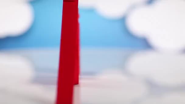 Taux d'intérêt, concept d'entreprise et de finance. Dolly shot .