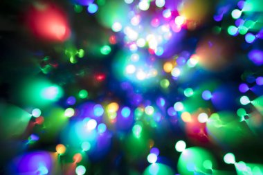 Soyut çok renkli bokeh ışıklar. Casino veya disco Tema arka plan.