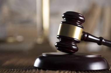 Yargıç, adalet kavramı arka plan. 