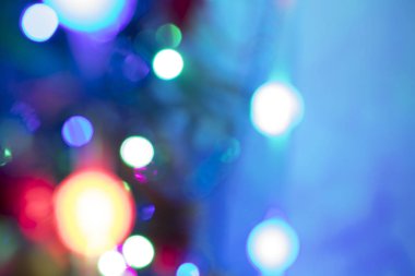 Soyut çok renkli bokeh ışıklar. Casino veya disco Tema arka plan.