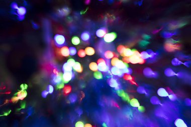 Soyut çok renkli bokeh ışıklar. Casino veya disco Tema arka plan.