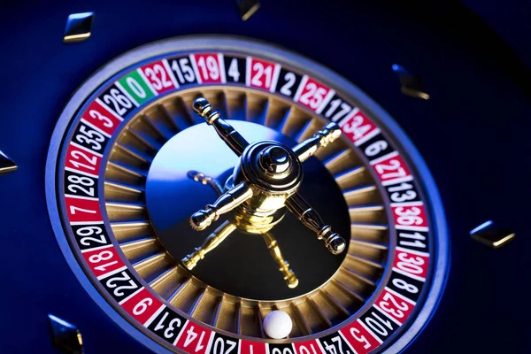 Casino Tema Rulet Tekerleği Closeup — Stok fotoğraf
