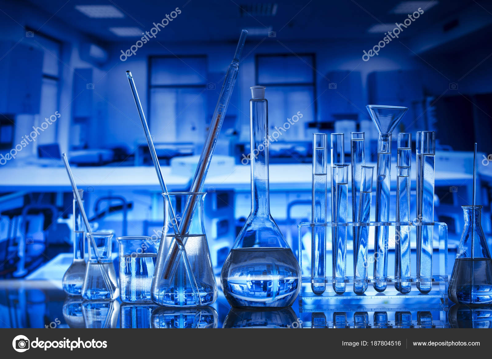 Science Laboratory Concept Background Microscope Laboratory Glassware  Composition Stock Photo by ©zolnierek 187804516