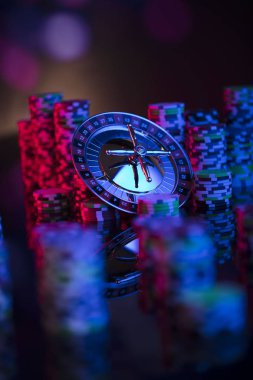 Casino Tema. Bokeh arka plan.